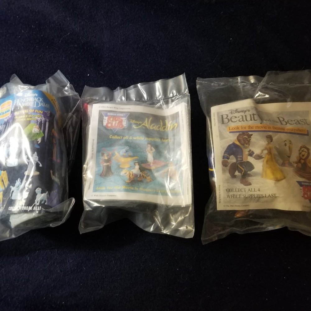 NIB NWOT 90s Disney BK Jafar, Beast, gargoyle toys - Picture 3 of 4